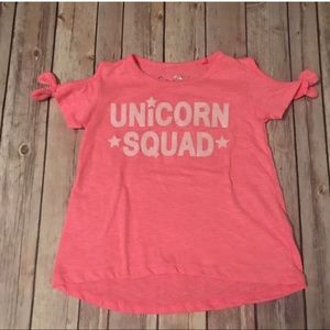 Unicorn Squad Cold Shoulder Top 🦄